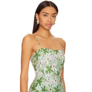 Minkpink Green Floral Dress